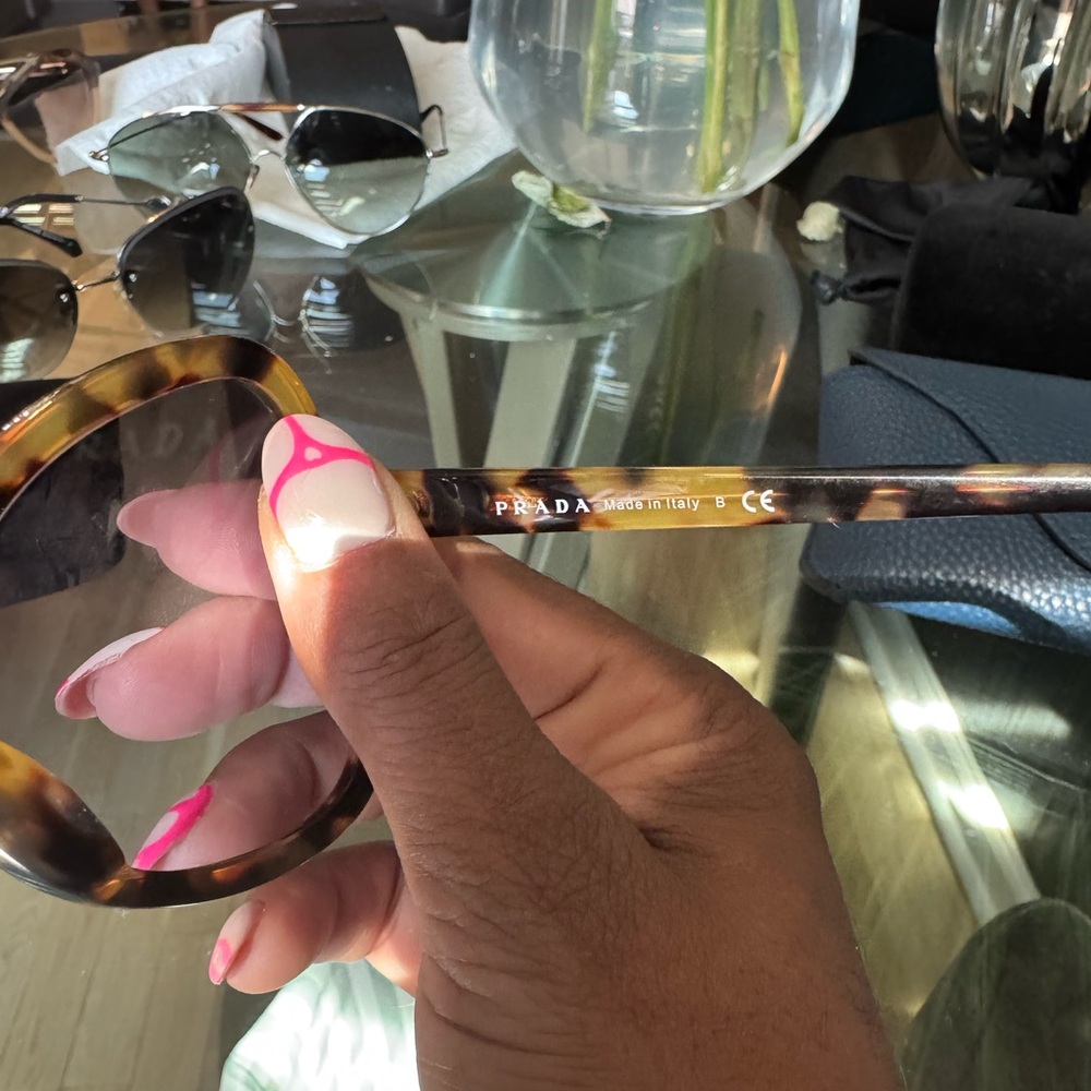 Prada Tortoise Shell Women's Sunglasses